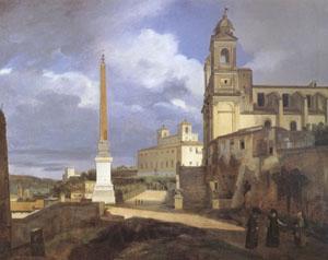 Francois-Marius Granet The Church of Trinita dei Monti in Rome (mk05)